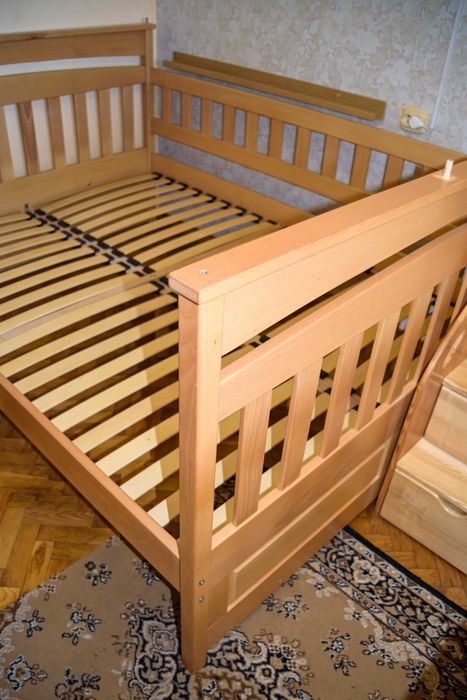 Дерев'яне двоспальне ліжко Дрімка (Русалонька)