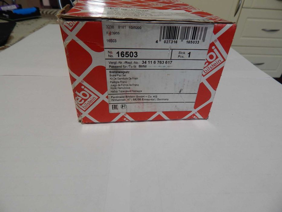 Klocki FEBI Przód BMW E60/E90/E84