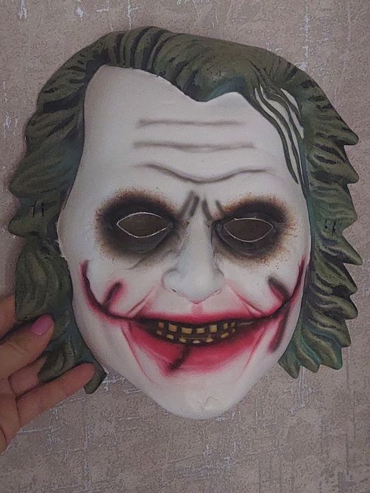 Маска хэллоуин Halloween джокер, маски карнавальные