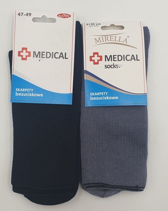 Skarpetki męskie 47-49 bawełniane bawełna medyczne medical