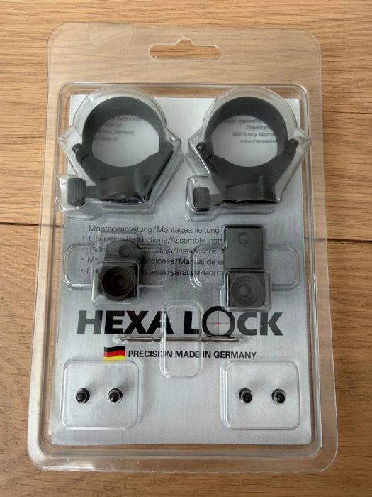 оригінальне швидкозмінне кріплення HEXA LOCK Mauser/Sauer 30 мм