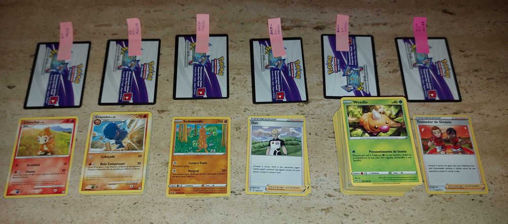 Pokemon Cartas TCG - Várias expansões - PT