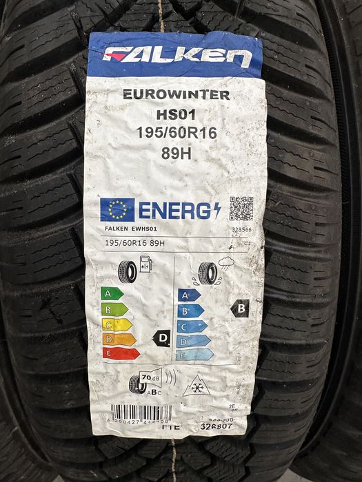 195/60r16 falken zimowe komplet nowe