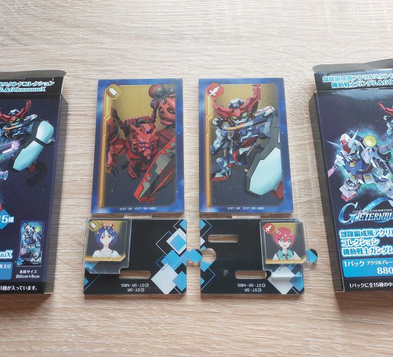 Набір акрилових стендів (2 шт.) SD Gundam G Generation Eternal