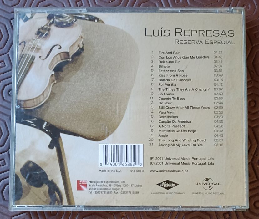 CD - Luís Represas