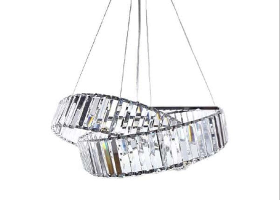 Lampa Crytal Light Orbix Ring - kryształowa piękna nowoczesna