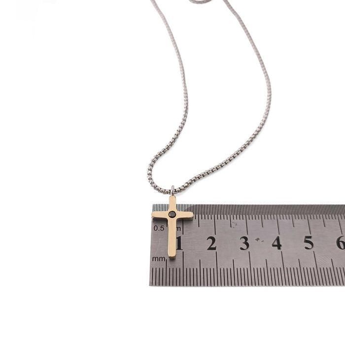 Diamante - 18 K - Aço, Ouro amarelo - Colar