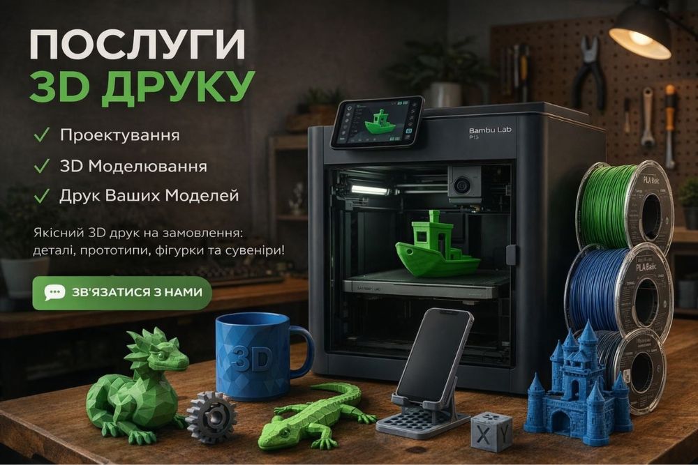 Послуги 3д друку