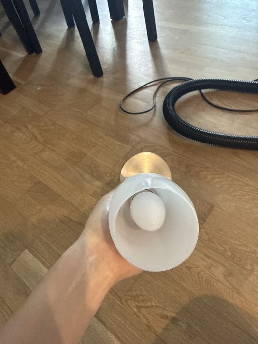 Lampa ścienna kinkiet biala szara