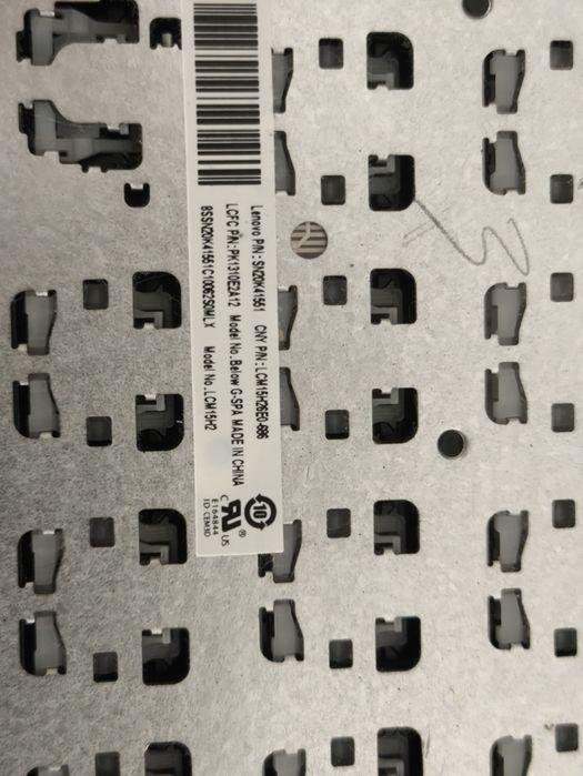 Teclado espanhol para Lenovo Ideapad 100