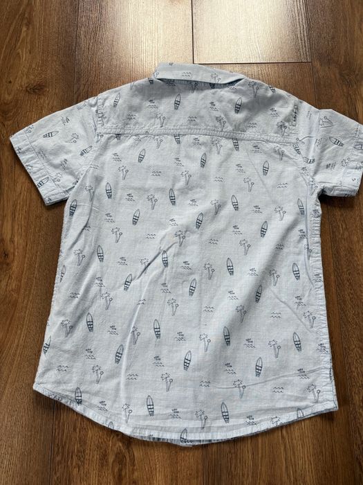 Coccodrillo koszula 128 cm elegant letnia krótki rękaw