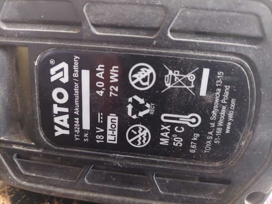 Akumulatorowy klucz udarowy YATO YT-82804 / Nowy Lombard / Cz-wa