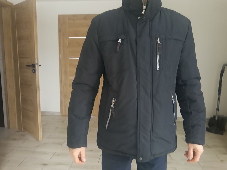 Płaszczyk Kurtka zimowa męska Taseco fasion róż.M