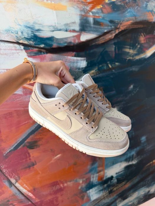 Жіночі кросівки Nike SB Dunk Low Light Brown Suede найк сб данк