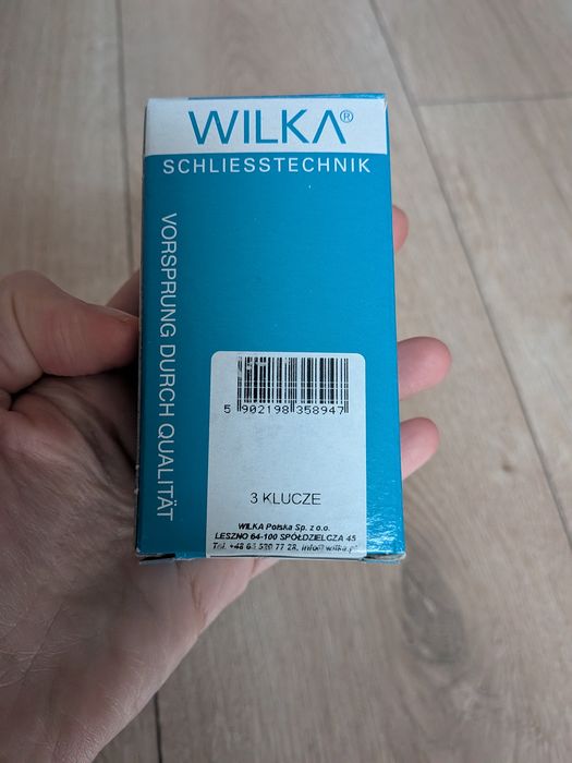 Wkładka Wilka 30/40 klasa C czarny nikiel