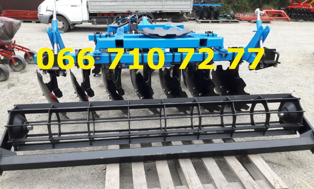 Причіпна борона БДФП-2.4 (колеса по середині борони) для МТЗ-82,892