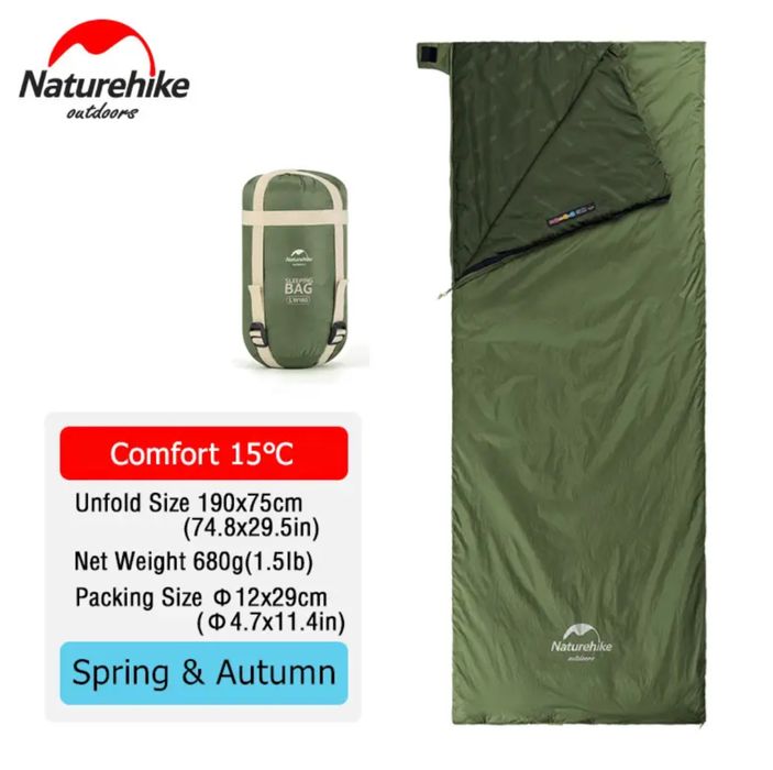 Ультралегкий спальний мішок Naturehike LW180