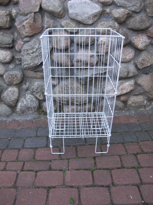 Kosze białe wolnostojące