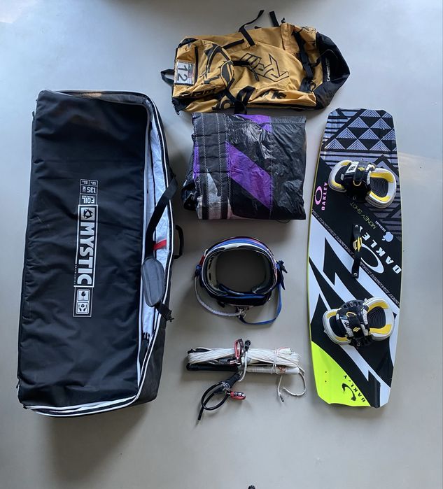 Zestaw Kite~ deska Naish 133 + Latawiec Slingshot 12 + Mystic + inne