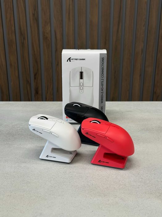 ‼️ОРИГІНАЛ Ігрові мишки Attack Shark бездротові з зарядними станціями