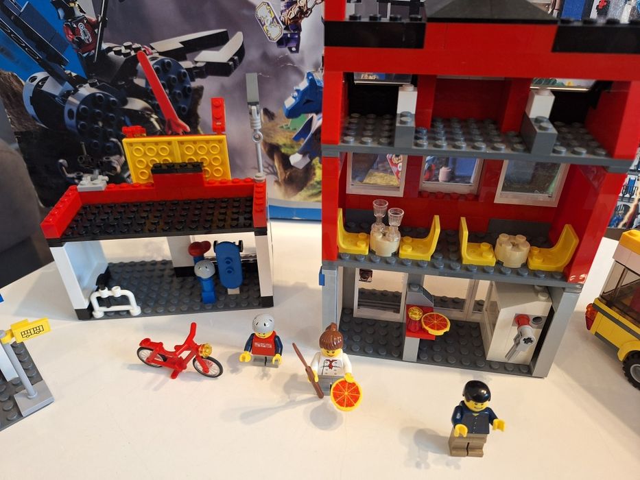 Lego 7641 Pizzeria Autobus Sklep Przystane Dom Zajezdniak