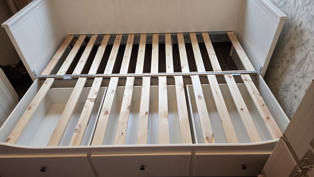 Łóżko Hemnes Ikea rozkładane