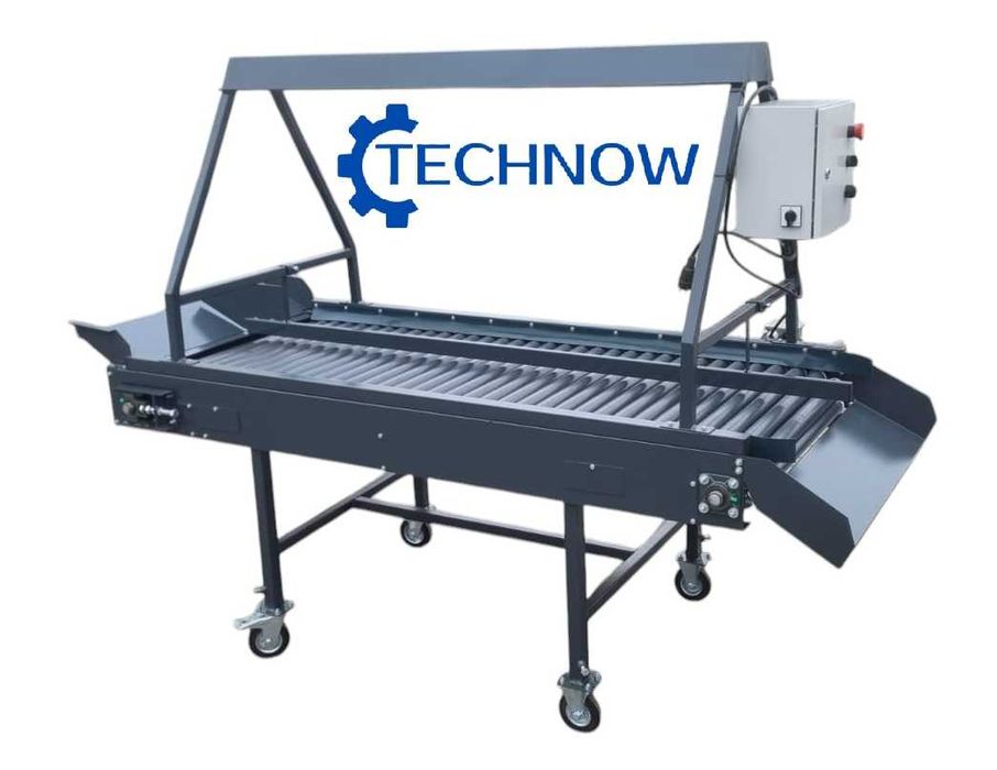 Stół selekcyjny rolkowy do warzyw