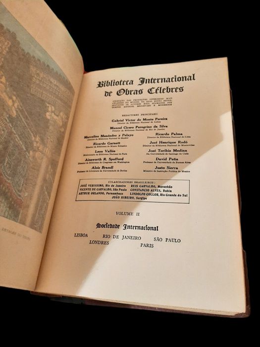 Livros - Magnifico Coleção "Biblioteca Internacional de Obras Celeres"