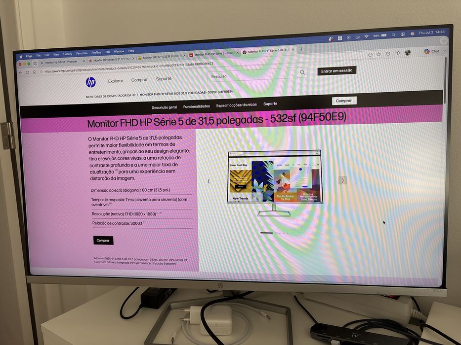 Monitor HP 542sf