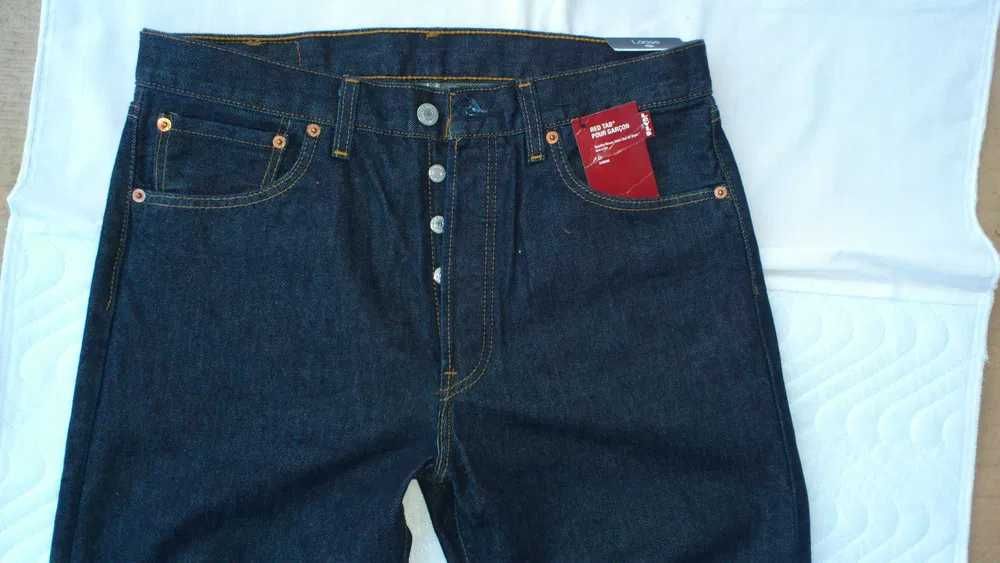 Джинсы Levi Strauss 501.Made in SPAIN,НОВЫЕ2002г33/36.ПОТ42ДЛ120ВИНТАЖ