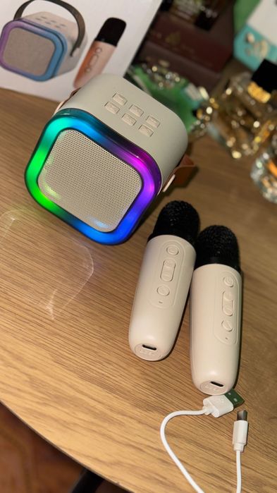 Bluetooth колонка з мікрофонами Нова