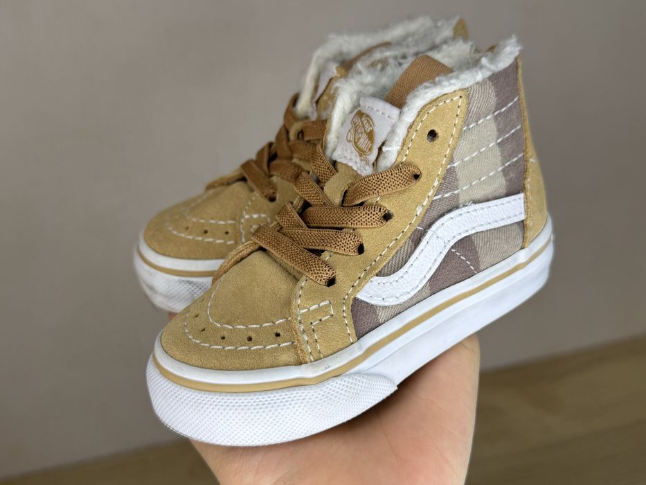 Кеди високі осінь/весна. Vans оригінал розмір 20 (11см)