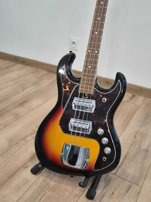 TEISCO SILVERTONE 1490 BASS gitara basowa 1960s JAPONIA