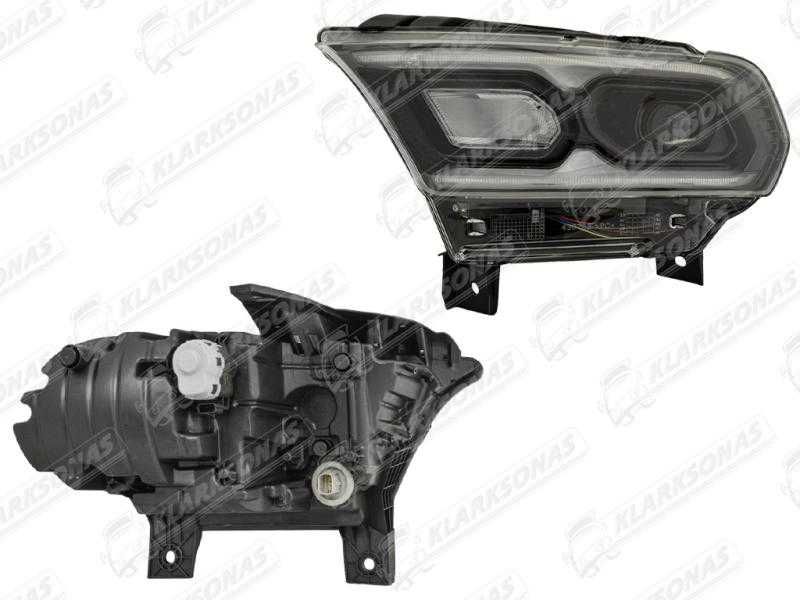 Фари темні LED Dodge Durango 2021+, 68433783AE, 68433782AE