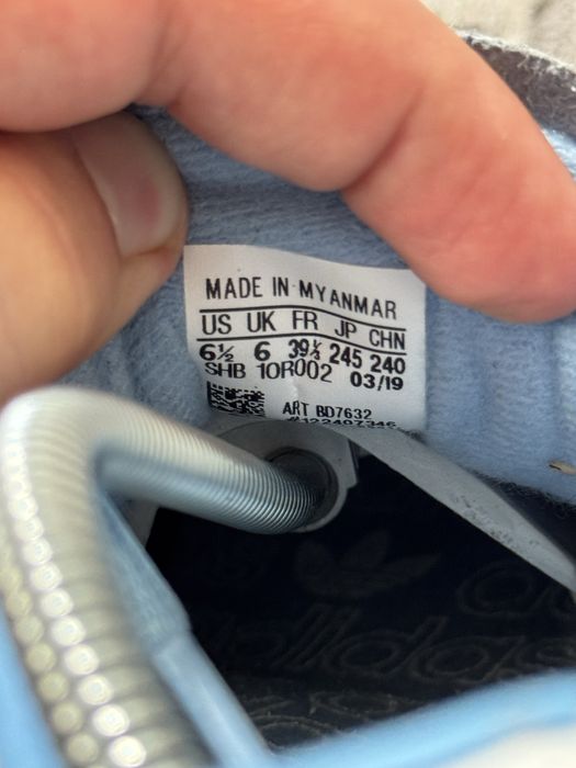Кросівки Adidas Spezial OG Blue Блакитні 39 - 24,5 см