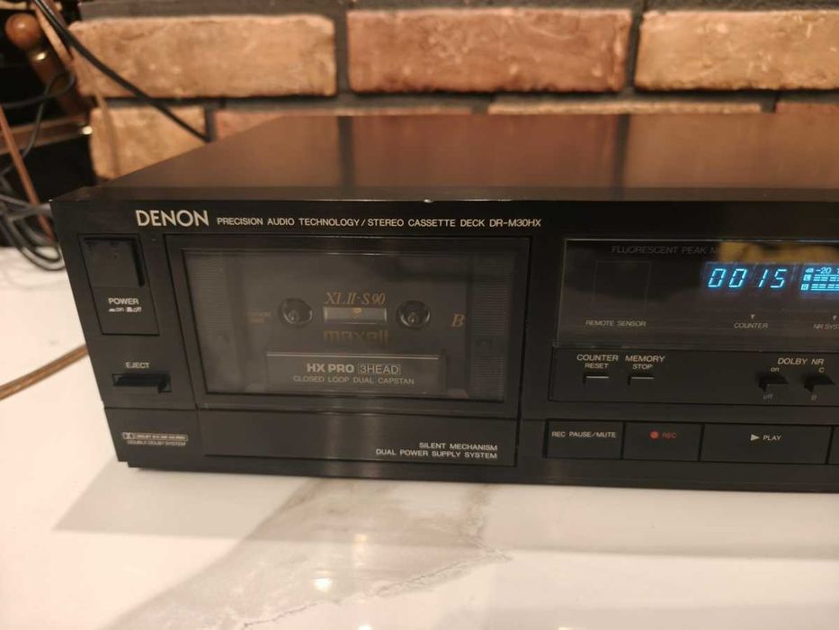DENON DR-M30HX ! Znakomity deck 3 głowicowy ! OKAZJA ! Nowe paski