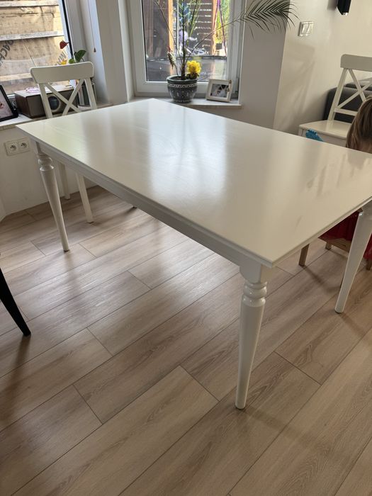 Stół ikea ROSENTORP biały rozkladany do jadalni