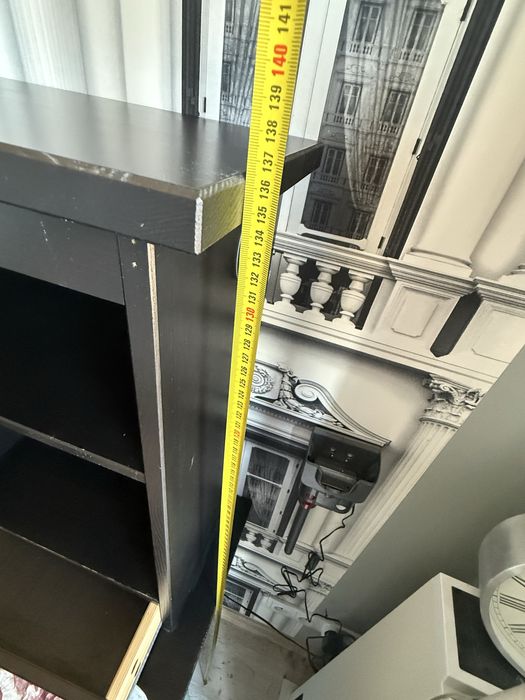 Biurko Ikea Hemnes czarnobraz 155x64cm