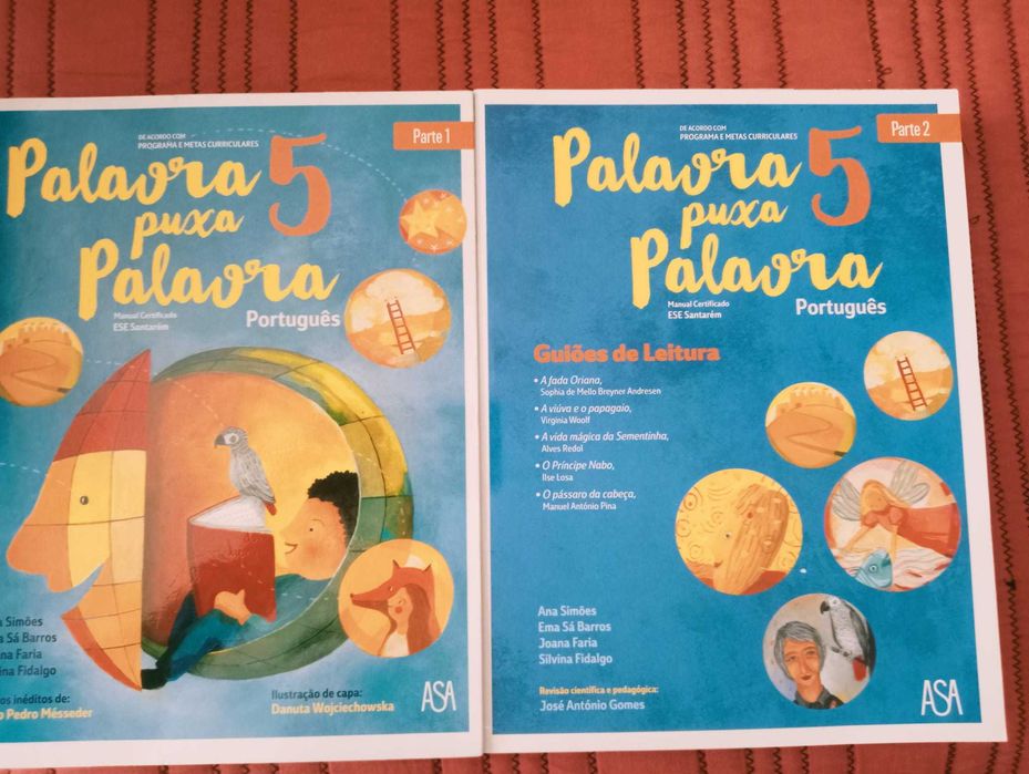 Manuais 5º ano (Matemática, Ciências Naturais, Novo HGP, Português)