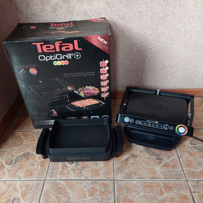 Tefal грильOptiGrill тефаль електрогриль форма насадка для запікання