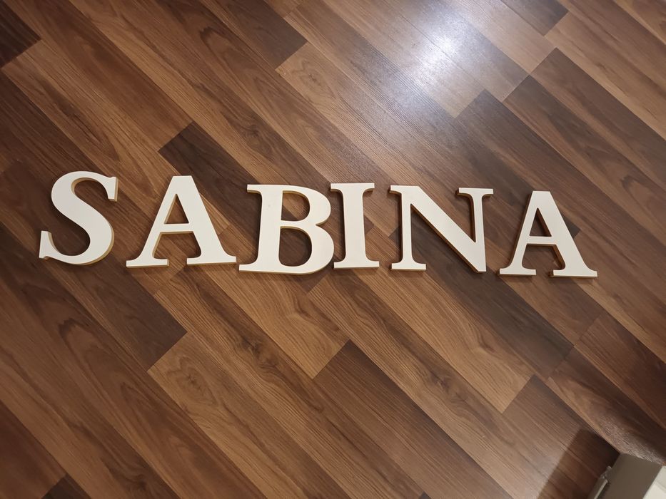 Litery imię Sabina