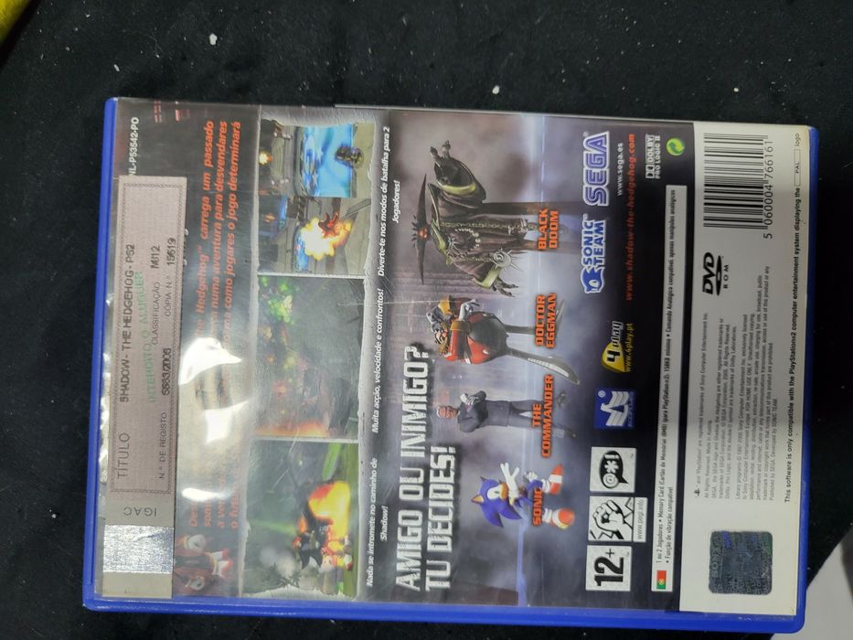Shadow the hedgehog ps2