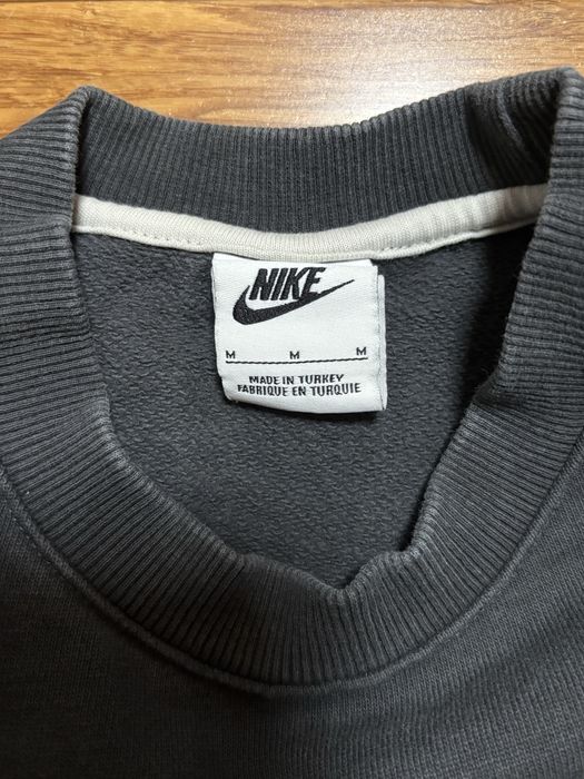 Nike bluza crewneck M grafitowa retro spellout FD0482-070