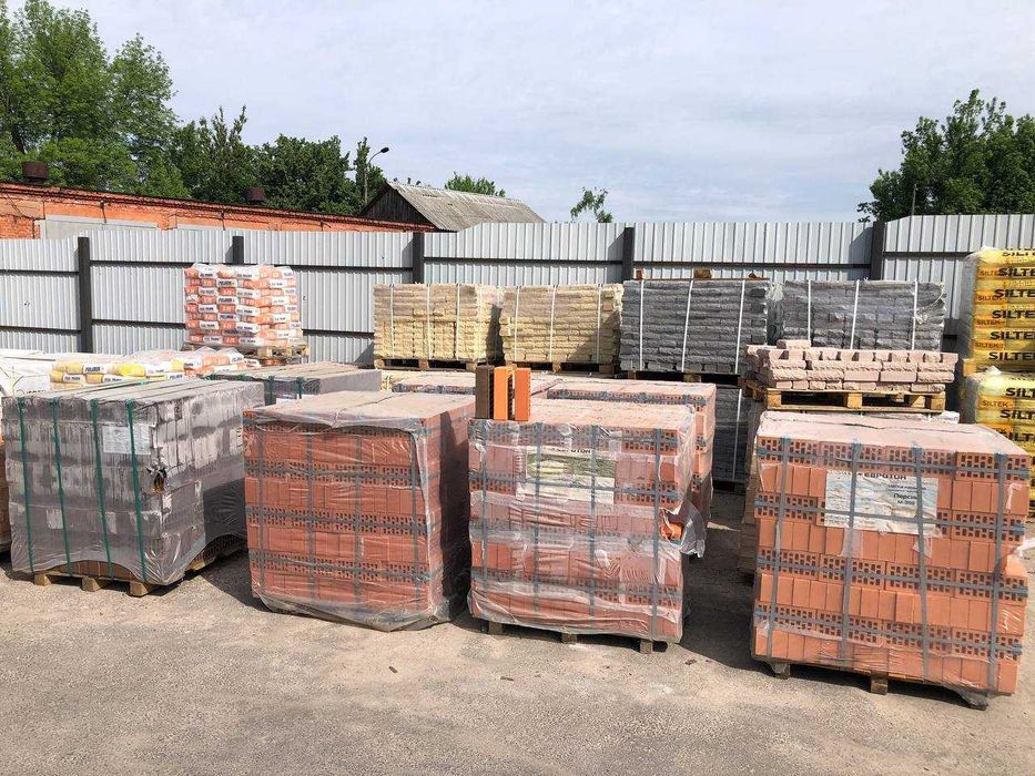 Цегла червона рядова М100, м125, облицовочный кирпич, цегла силікатна