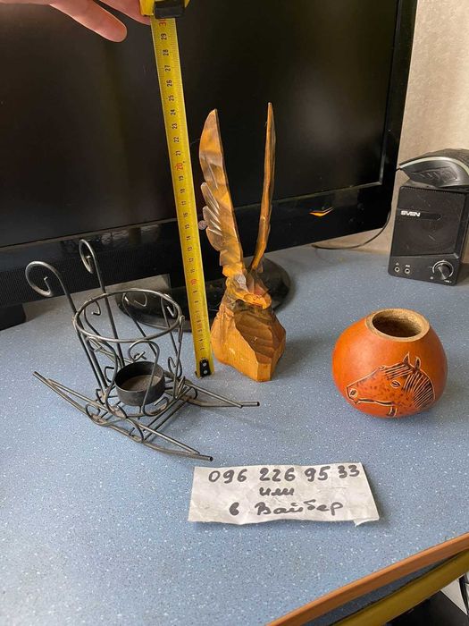 Статуэтка советская/ пепельница/подставка для бутылки/ваза ручная раб