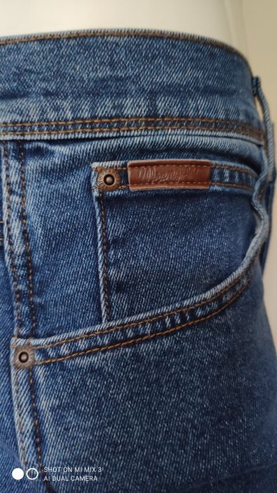 Wrangler Texas Straight Blast Blue męskie jeansy rozm 34/32 jak 35/32