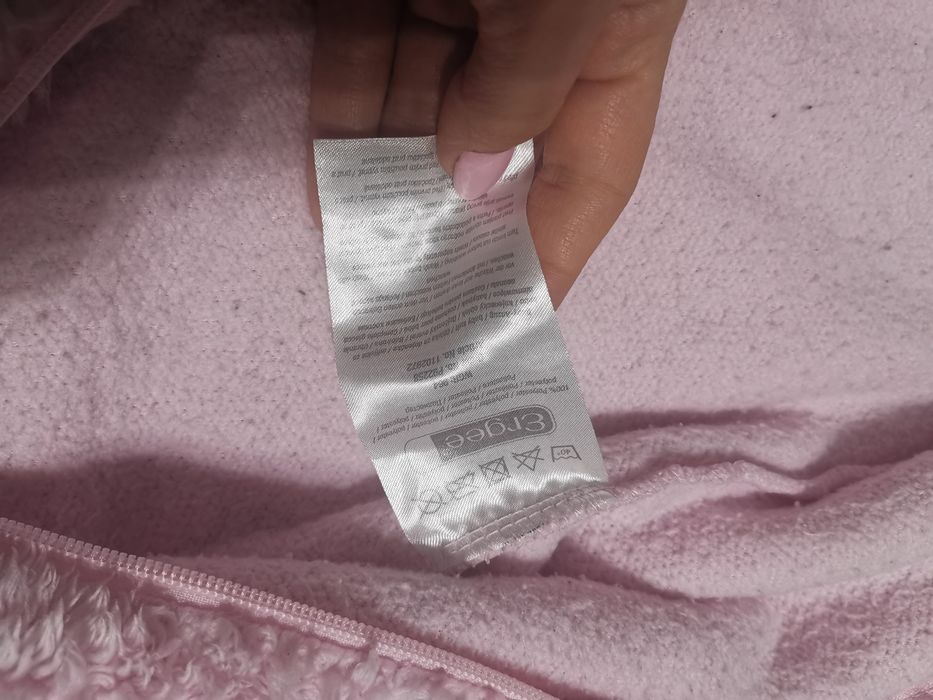 Gruby jesienno zimowy kombinezon niemowlęcy r. 56/62