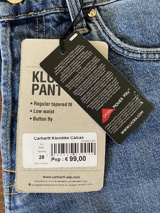 Cahartt calças de ganga