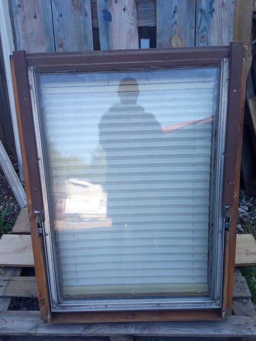 okno dachowe  używane z kołnierzem,kpl