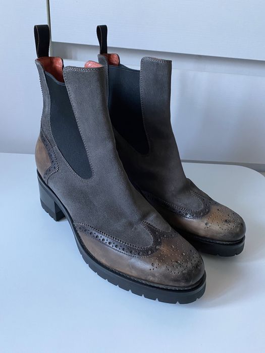 Продам Шкіряні Челсі Італійського бренду Santoni розмір 40